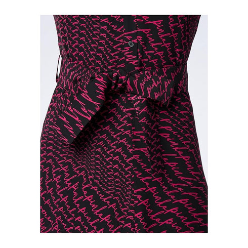 PINKO Black Polyester Dress